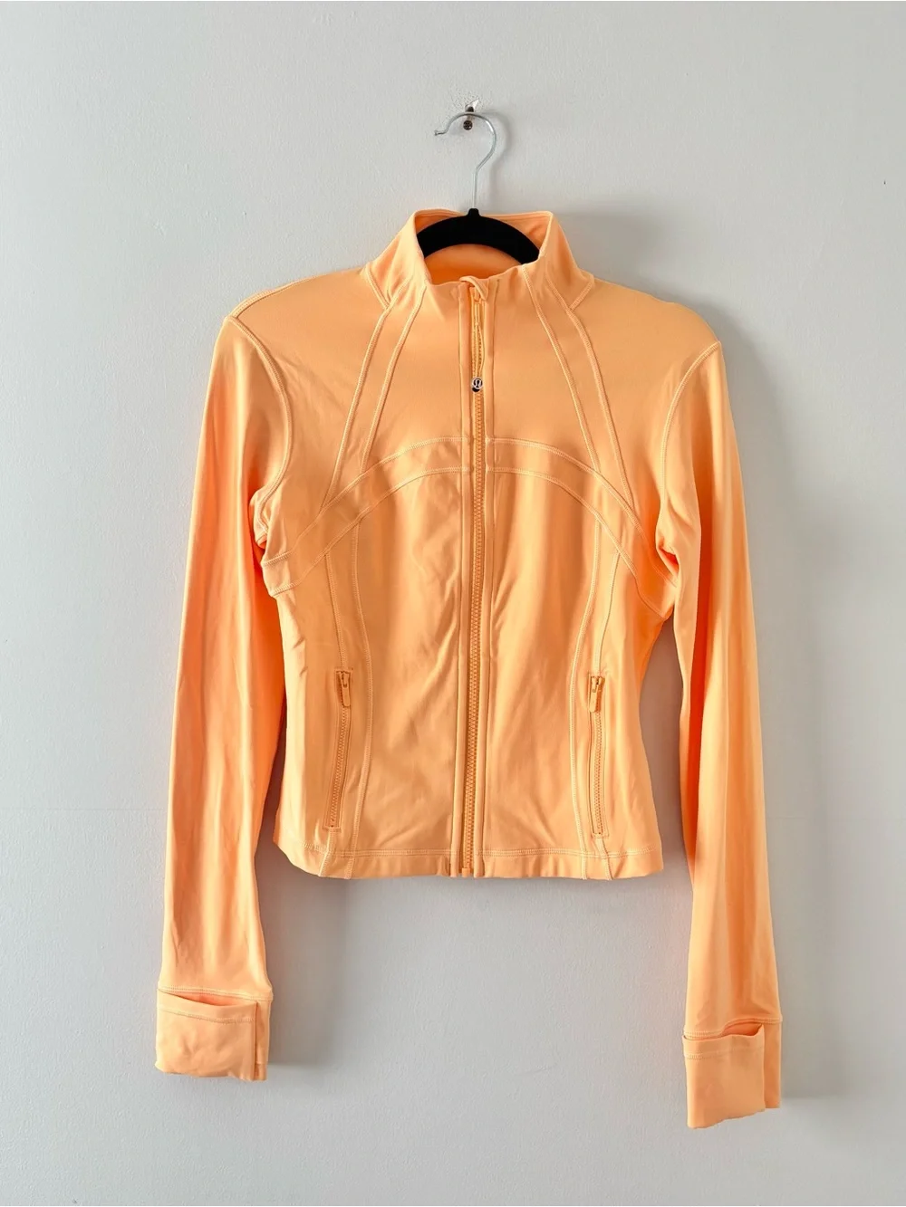 Lululemon Define Cropped Jacket Nulu Rock Melon Full-Zip Buttery Soft Rare